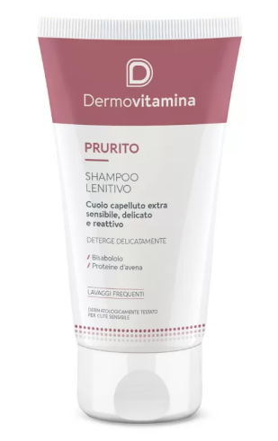 DERMOVITAMINA Prurito Shampoo Lenitivo Lavaggi Frequenti Cuoio capelluto e capelli delicati 200ml